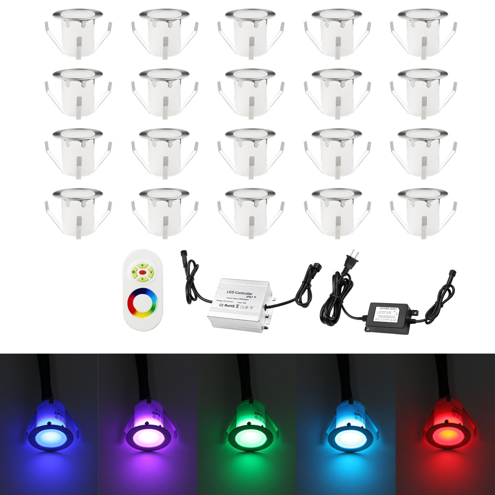Multi Color Recessed LED Deck Lighting Kits Chenxu